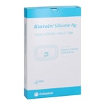 Biatain Silicone Ag Schaumverband 10x20 cm