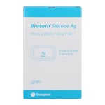 Biatain Silicone Ag Schaumverband 10x20 cm