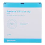 Biatain Silicone Ag Schaumverband Ferse 18x18 cm