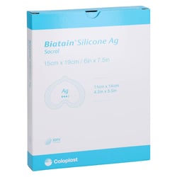 Biatain Silicone Ag Schaumverb Sakr klein 15x19 cm