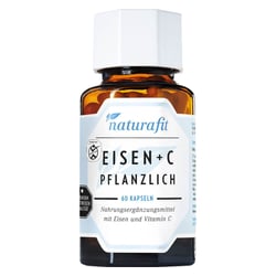 Naturafit Eisen plus C pflanzlich Kapseln
