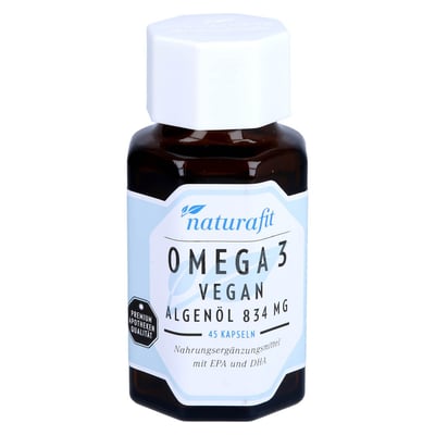 Naturafit Omega-3 vegan Algenöl 834 mg Kapseln