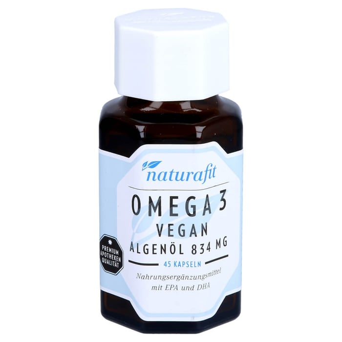 Naturafit Omega-3 vegan Algenöl 834 mg Kapseln