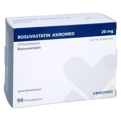 Rosuvastatin AXiromed 20 mg Filmtabletten