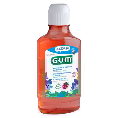 Gum Junior Mundspülung Erdbeere ab 6 Jahren