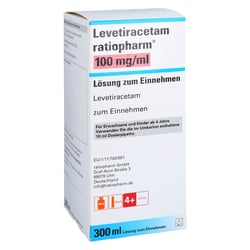 Levetiracetam-ratiopharm 100 mg/ml 10 ml Dosierspritze