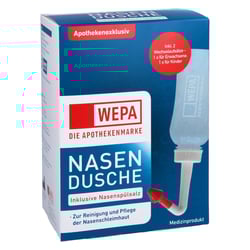 Wepa Nasendusche mit 10x2,95 g Nasenspülsalz