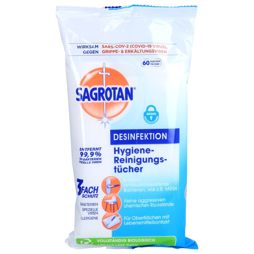 Sagrotan Hygiene-Reinigungstücher