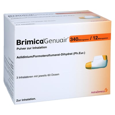 Brimica Genuair 340 ug/12 ug Plv.z.Inhalation 60ED