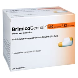 Brimica Genuair 340 ug/12 ug Pulver z. Inhalation 60ED