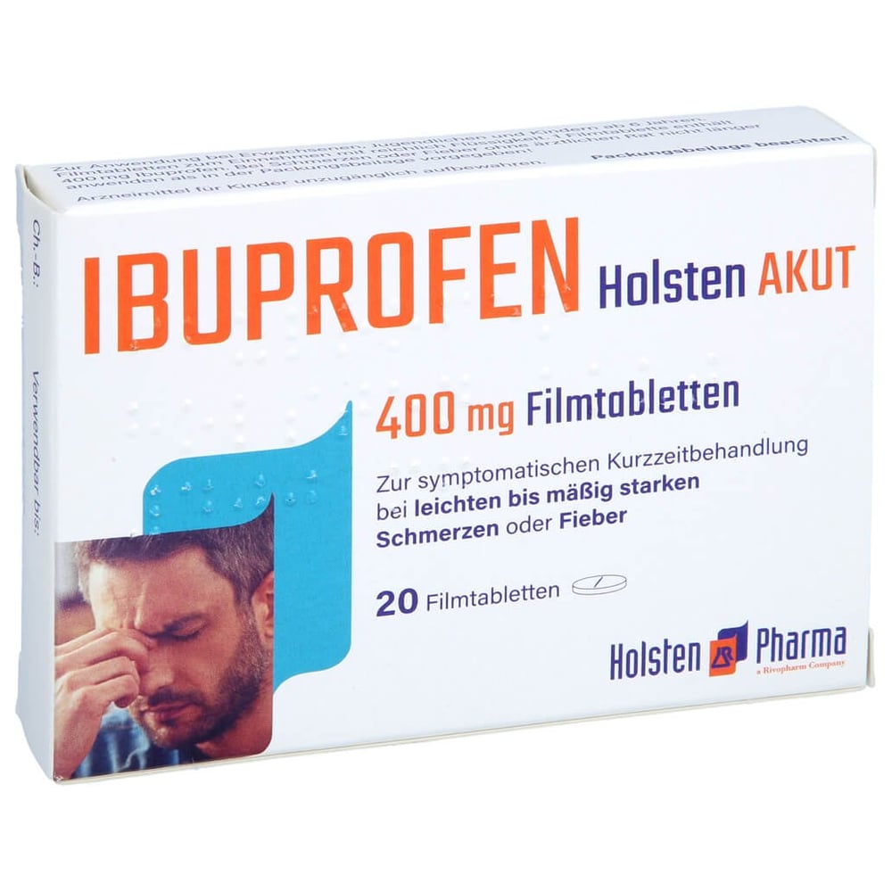Ibuprofen Holsten akut 400 mg