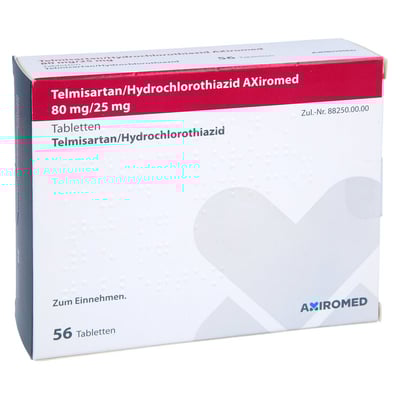 Telmisartan/Hydrochlorothiazid AXiromed 80 mg/25 mg