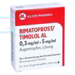 Bimatoprost/Timolol AL 0,3 mg/ml + 5 mg/ml