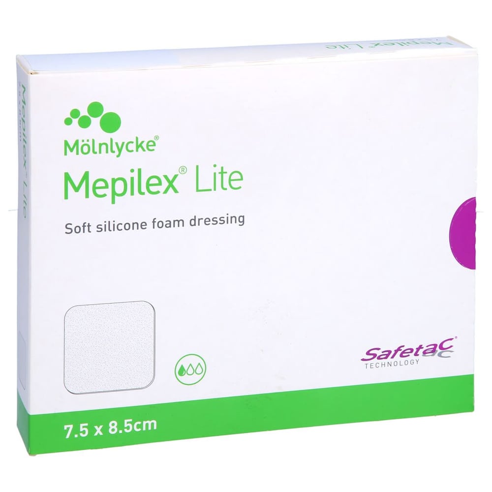 Mepilex Lite Schaumverband 7,5x8,5 cm steril