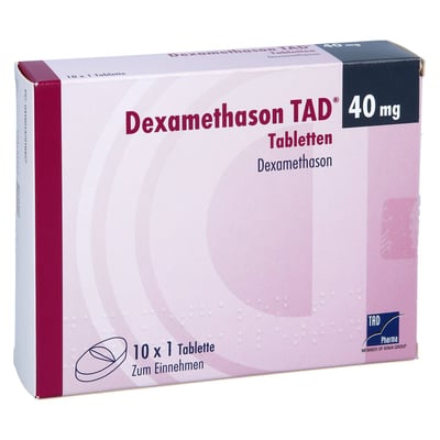 Dexamethason TAD 40 mg Tabletten Produktbild 1