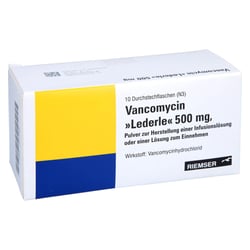 Vancomycin Lederle 500 mg ohne Lösungsmittel