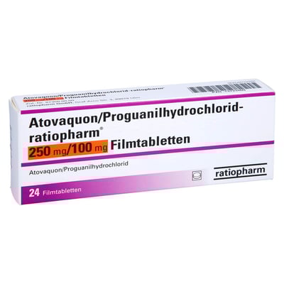 Atovaquon/Proguanilhydrochlorid-ratiopharm 250 mg/100 mg