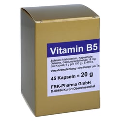 Vitamin B5 Kapseln