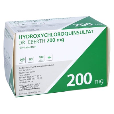 Hydroxychloroquinsulfat Dr. Eberth 200 mg