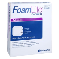 Foam Lite Convatec adhäsiv 5x5 cm