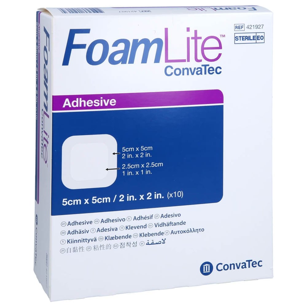 Foam Lite ConvaTec adhäsiv 5x5cm