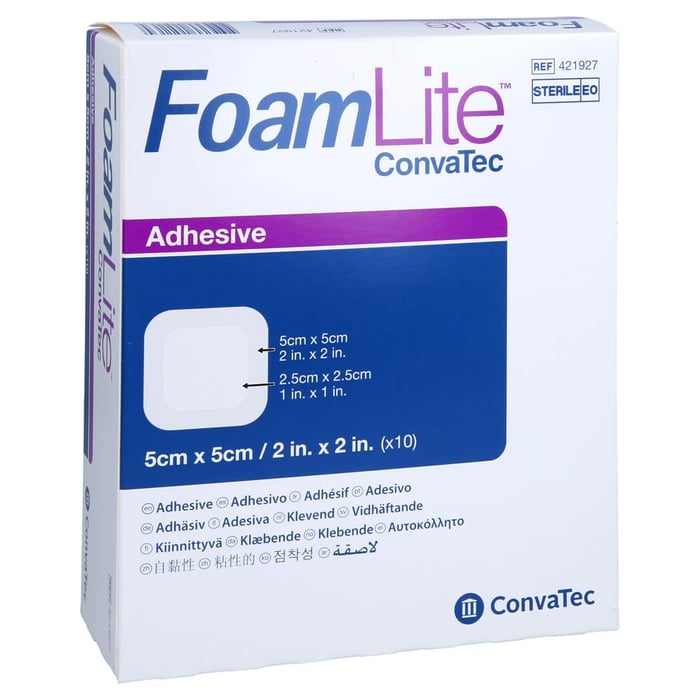 Foam Lite ConvaTec adhäsiv 5x5cm
