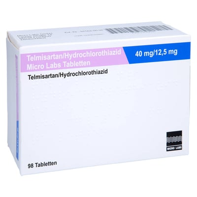 Telmisartan/Hydrochlorothiazid Micro Labs 40 mg/12,5 mg