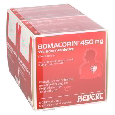 Bomacorin 450 mg Weißdorntabletten