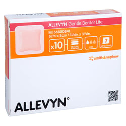 Allevyn Gentle Border Lite 8x8 cm Schaumverband B2B Medical