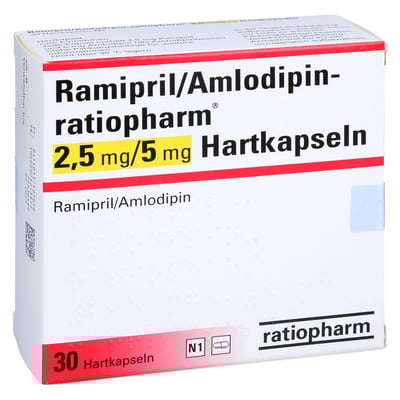 Ramipril/Amlodipin-ratiopharm 2,5 mg/5 mg