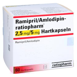 Ramipril/Amlodipin-ratiopharm 2,5 mg/5 mg