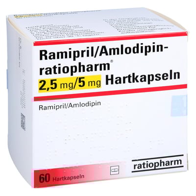 Ramipril/Amlodipin-ratiopharm 2,5 mg/5 mg