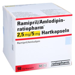 Ramipril/Amlodipin-ratiopharm 2,5 mg/5 mg