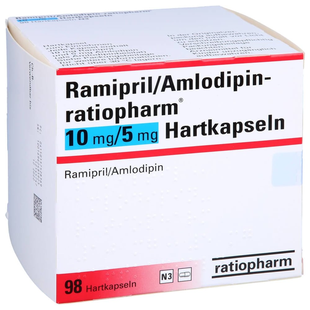 Ramipril/Amlodipin-ratiopharm 10 mg/5 mg