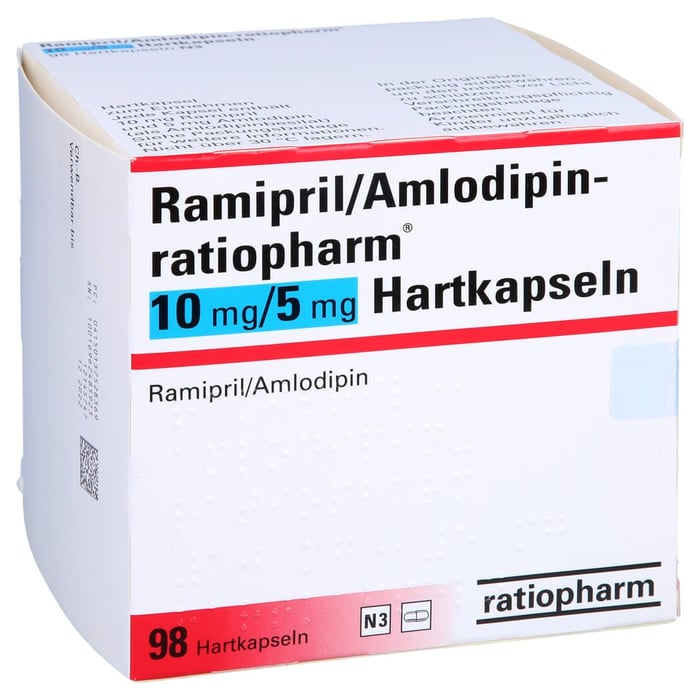 Ramipril/Amlodipin-ratiopharm 10mg/5mg