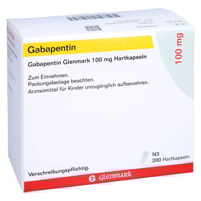 Gabapentin Glenmark 100 mg