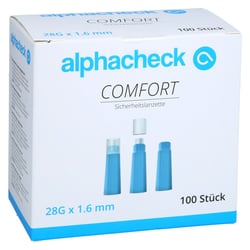 Alphacheck comfort Sicherheitslanzett.28 Gx1,6 mm