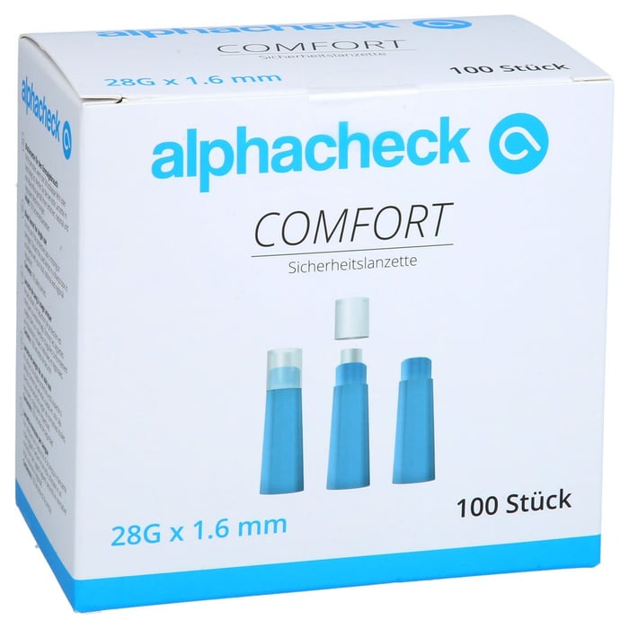 Alphacheck comfort Sicherheitslanzett.28 Gx1,6 mm