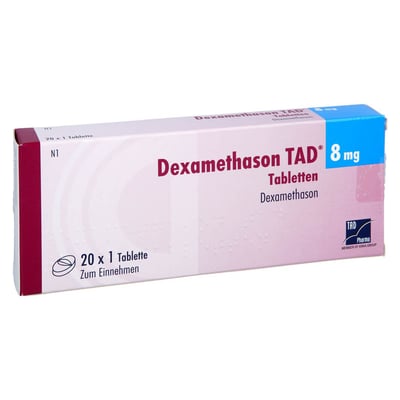 Dexamethason TAD 8 mg Tabletten Produktbild 1