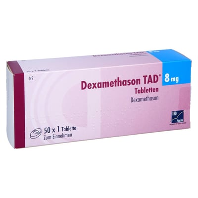 Dexamethason TAD 8 mg Tabletten Produktbild 1