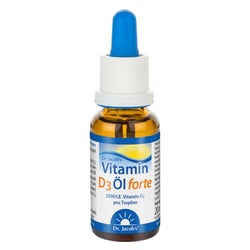 Dr. Jacob's Vitamin D3 Öl forte 2000 IE D3 hochdosiert 640 T