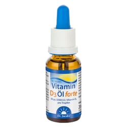 Dr. Jacob's Vitamin D3 Öl forte 2000 IE D3 hochdosiert 640 T