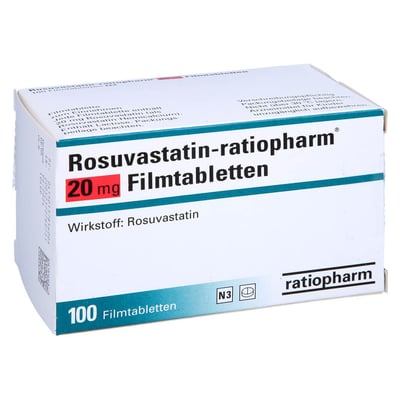 Rosuvastatin-ratiopharm 20 mg