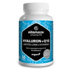 Hyaluronsäure 200 mg hochd. + Coenzym Q10 vegan