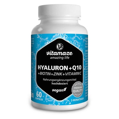 Hyaluronsäure 200 mg hochd. + Coenzym Q10 vegan