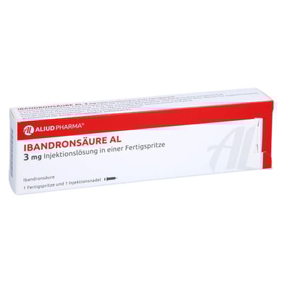 Ibandronsäure AL 3 mg Injektionslösung in einer Fertigspritze