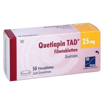 Quetiapin TAD 25 mg