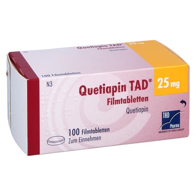 Quetiapin TAD 25 mg