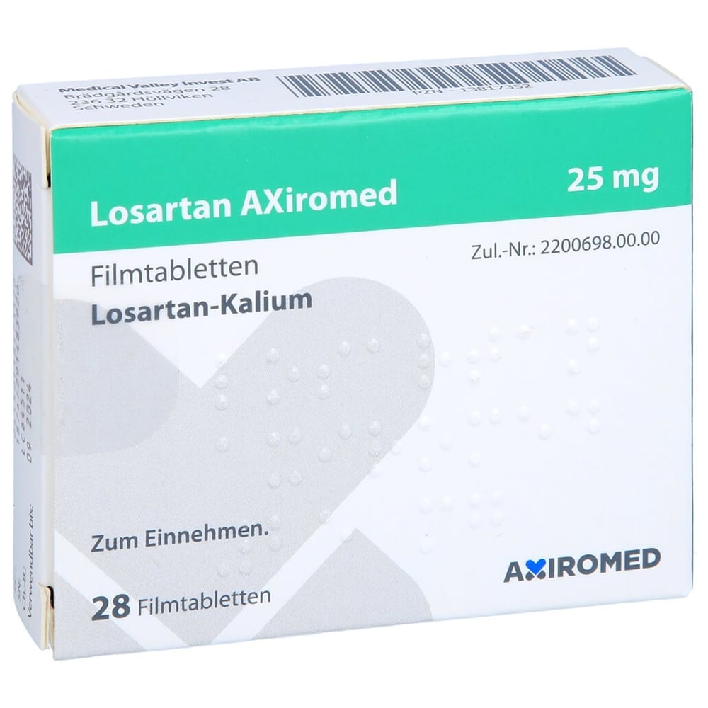 Losartan AXiromed 25 mg