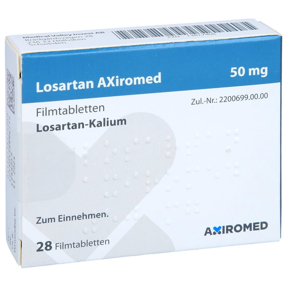 Losartan AXiromed 50 mg